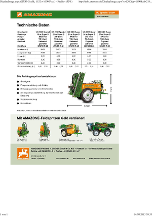 Tažené postřikovače Amazone UG 2200 Super (15)