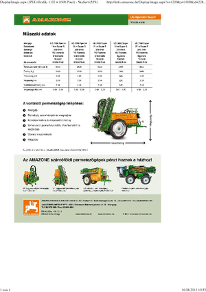 Tažené postřikovače Amazone UG 2200 Super (15)
