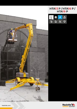 Přívěsné kloubové pracovní plošiny Haulotte HTA16 P