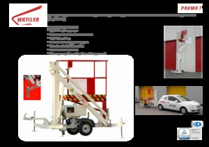 Přívěsné kloubové pracovní plošiny Matilsa Parma 7