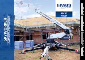 Přívěsné kloubové pracovní plošiny Paus PTK 31