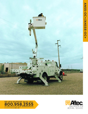 Přívěsné kloubové pracovní plošiny Altec AN55-OC+