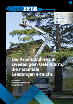 Autoplošiny s teleskopickým výložníkem CTE ZETA 22