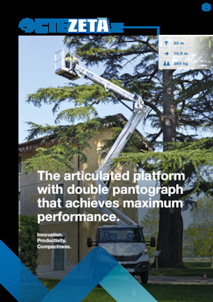 Autoplošiny s teleskopickým výložníkem CTE ZETA 22