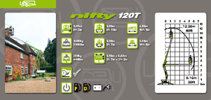 Autoplošiny s kloubovým výložníkem Niftylift NL 120 T