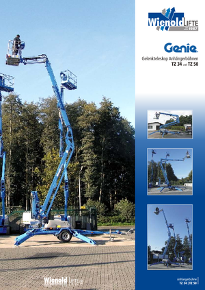 Autoplošiny s kloubovým výložníkem Genie TMZ 34/20 DC