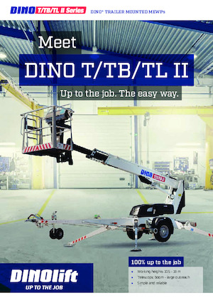Přívěsné teleskopické pracovní plošiny Dino Lift Dino 120TLB II
