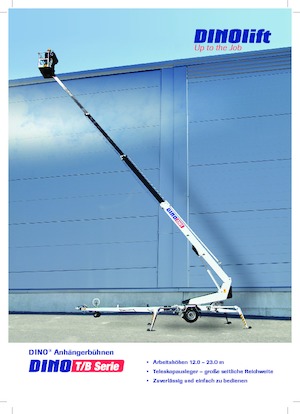 Přívěsné teleskopické pracovní plošiny Dino Lift Dino 150T