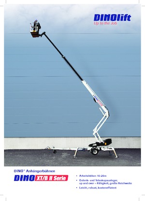 Autoplošiny s kloubovým výložníkem Dino Lift Dino 210XTB II