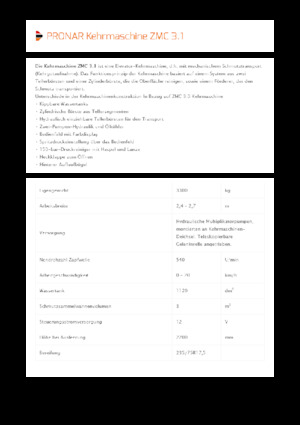 Tažené zametače Pronar ZMC 3.1