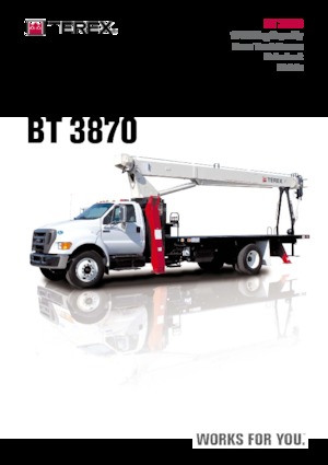 Autojeřáby TEREX CRANES BT 3870