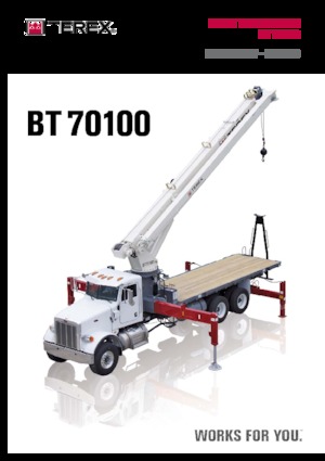 Autojeřáby TEREX CRANES BT 70100