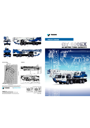Autojeřáby Tadano GT 600 EX