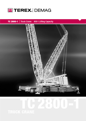 Autojeřáby Terex-Demag TC 2800-1