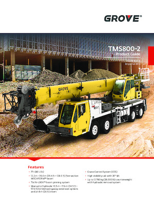 Autojeřáby Grove TMS800-2