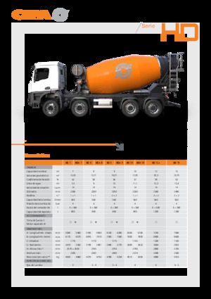 Autodomíchávače CIFA HDA 7