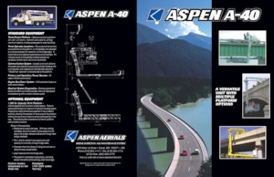 Přívěsné kloubové pracovní plošiny Aspen Aerials  A-40 