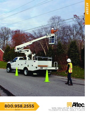 Přívěsné kloubové pracovní plošiny Altec AT235P