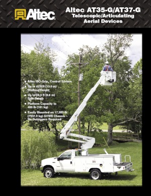 Přívěsné kloubové pracovní plošiny Altec AT35G