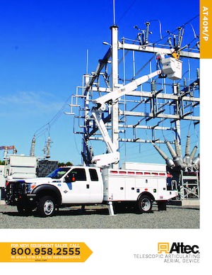 Přívěsné kloubové pracovní plošiny Altec AT40P – JEMS