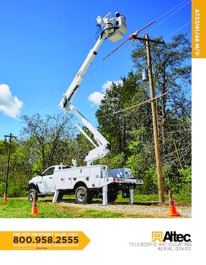 Přívěsné kloubové pracovní plošiny Altec AT48M/P