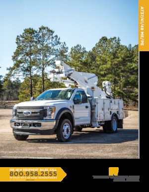 Přívěsné kloubové pracovní plošiny Altec AT41ME/PE