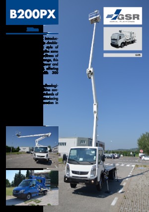 Přívěsné kloubové pracovní plošiny GSR B200PX Compact 