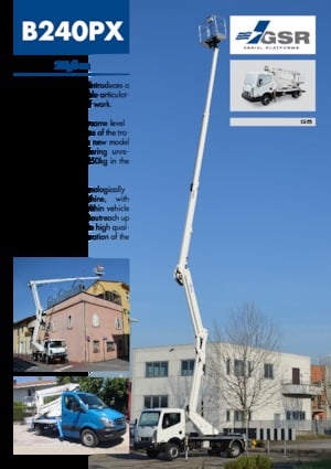 Přívěsné kloubové pracovní plošiny GSR B240PX Compact