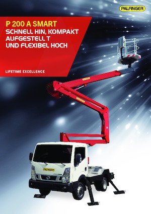 Přívěsné kloubové pracovní plošiny Palfinger P 200 A