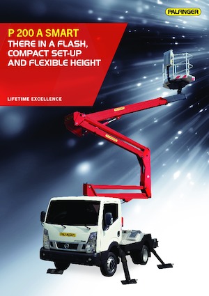 Přívěsné kloubové pracovní plošiny Palfinger P 200 A