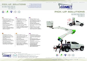 Přívěsné kloubové pracovní plošiny Comet PICK-UP X4-14 