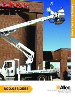 Přívěsné kloubové pracovní plošiny Altec TA50S