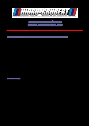 Přívěsné kloubové pracovní plošiny Hidro-Grubert BL 10C