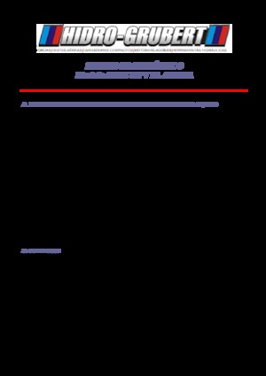 Přívěsné kloubové pracovní plošiny Hidro-Grubert BL 20C