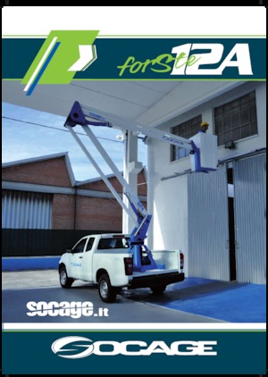 Přívěsné kloubové pracovní plošiny Socage forSte 12 A