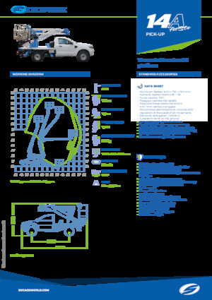 Autoplošiny s kloubovým výložníkem Socage forSte 14 A