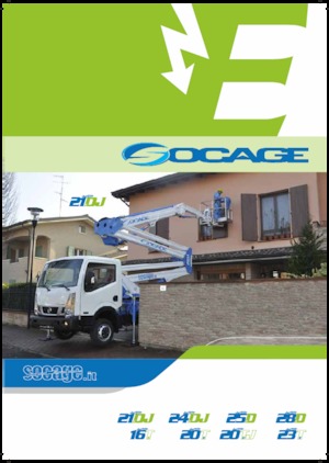 Přívěsné kloubové pracovní plošiny Socage forSte 25 D