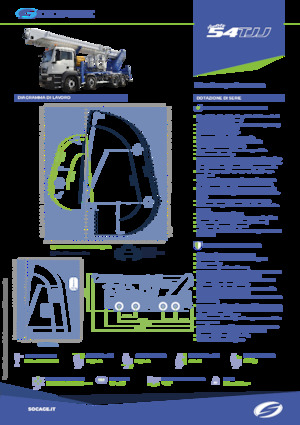 Autoplošiny s teleskopickým výložníkem Socage forSte 54 TJJ