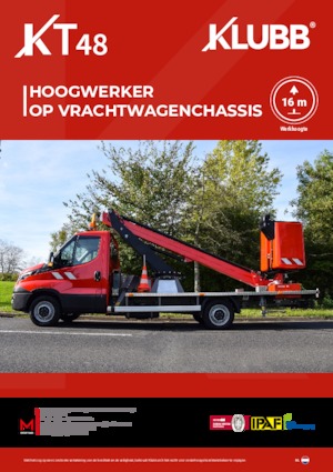 Přívěsné kloubové pracovní plošiny Klubb KT48