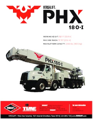 Přívěsné kloubové pracovní plošiny Versalift PHX-180-I (PHOENIX)