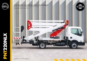 Přívěsné kloubové pracovní plošiny ISOLI PNT220NLX