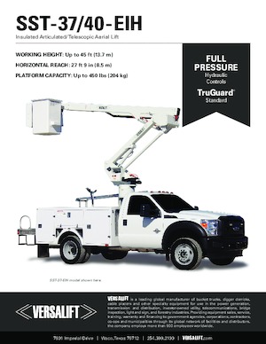 Přívěsné kloubové pracovní plošiny Versalift SST-37-EIH