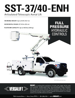 Přívěsné kloubové pracovní plošiny Versalift SST-40-ENH