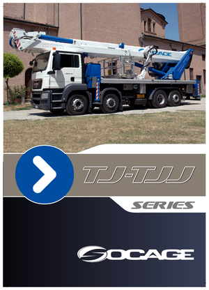 Přívěsné kloubové pracovní plošiny Socage TJ 51