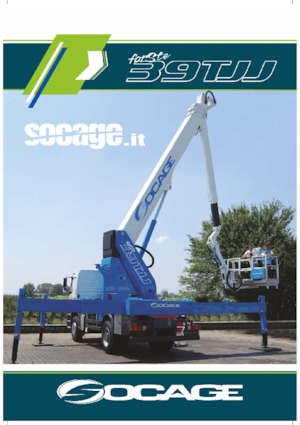 Přívěsné kloubové pracovní plošiny Socage TJJ 39