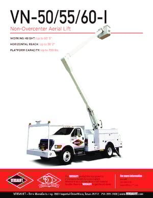 Přívěsné kloubové pracovní plošiny Versalift VN-55-I 