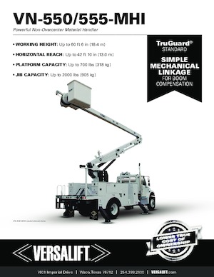 Přívěsné kloubové pracovní plošiny Versalift VN-555-MHI