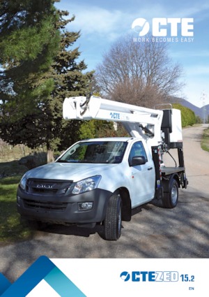 Přívěsné kloubové pracovní plošiny CTE ZED 15.2