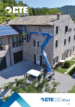 Přívěsné kloubové pracovní plošiny CTE ZED 21.3 JH