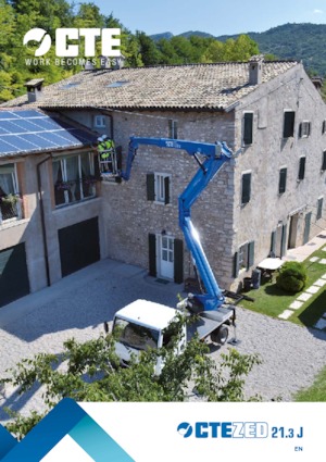 Přívěsné kloubové pracovní plošiny CTE ZED 21.3 JH